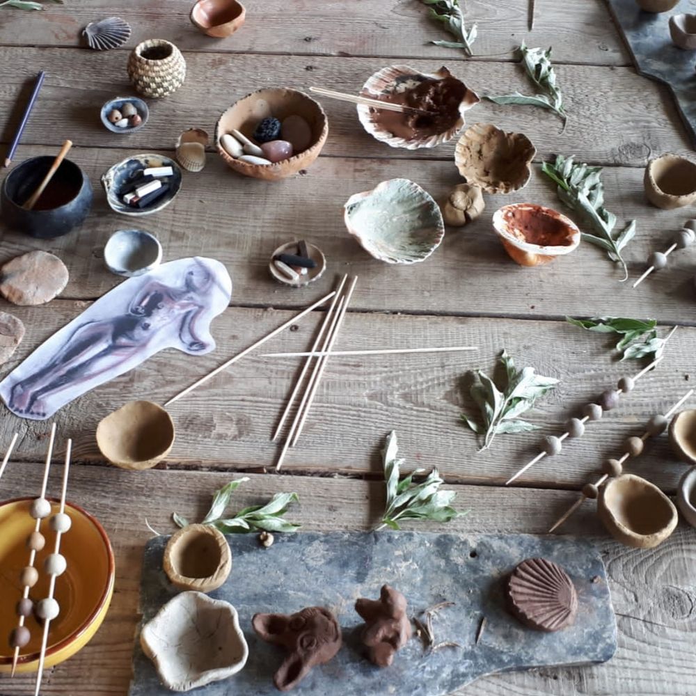 Die Göttin in Dir - Tonbrennen am Lagerfeuer